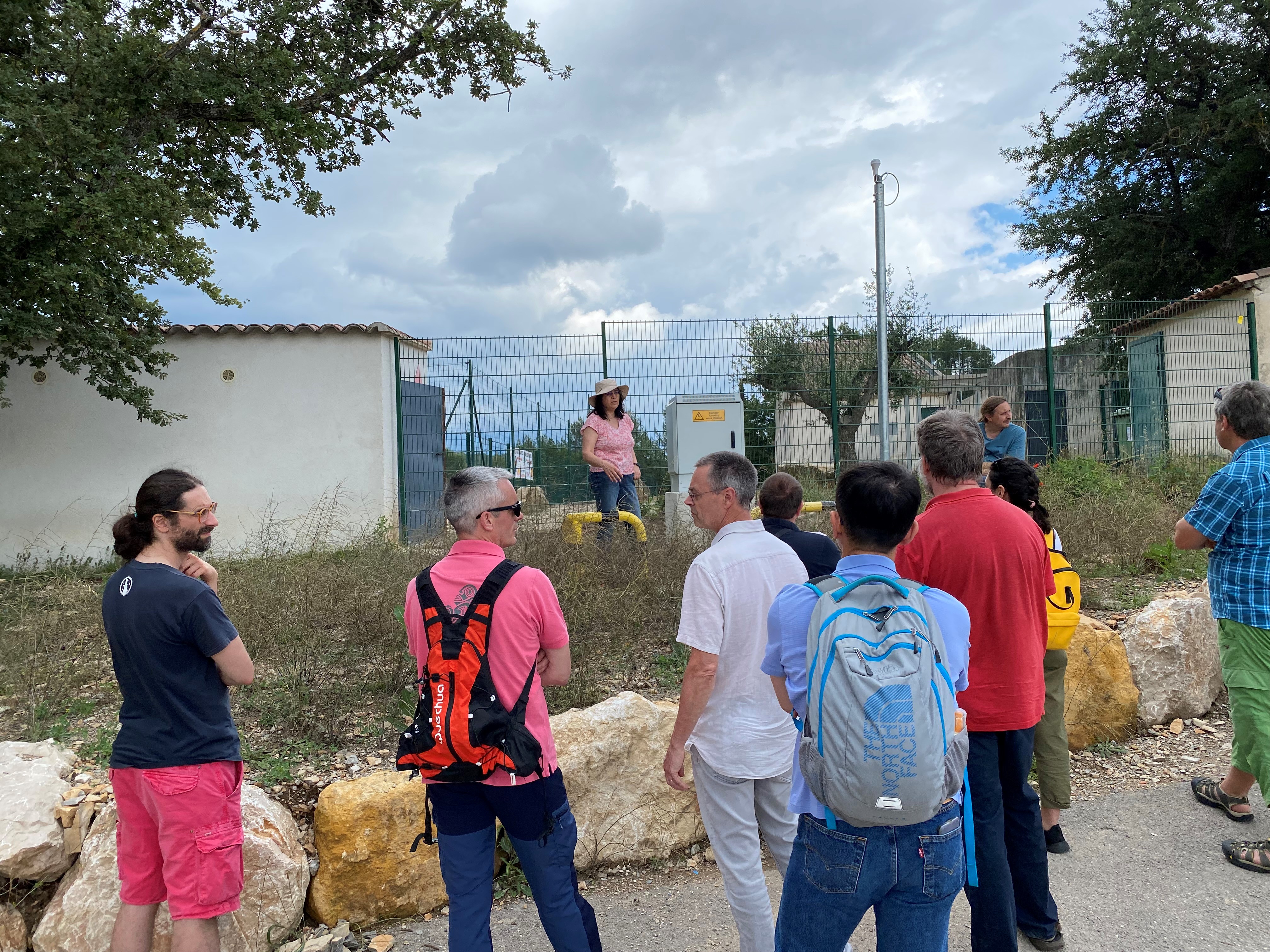 Microseismic station of the microseismic monitoring network of the Gardanne basin managed by Ineris.