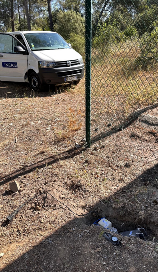 photos 1 du déploiement d’un node sismique 